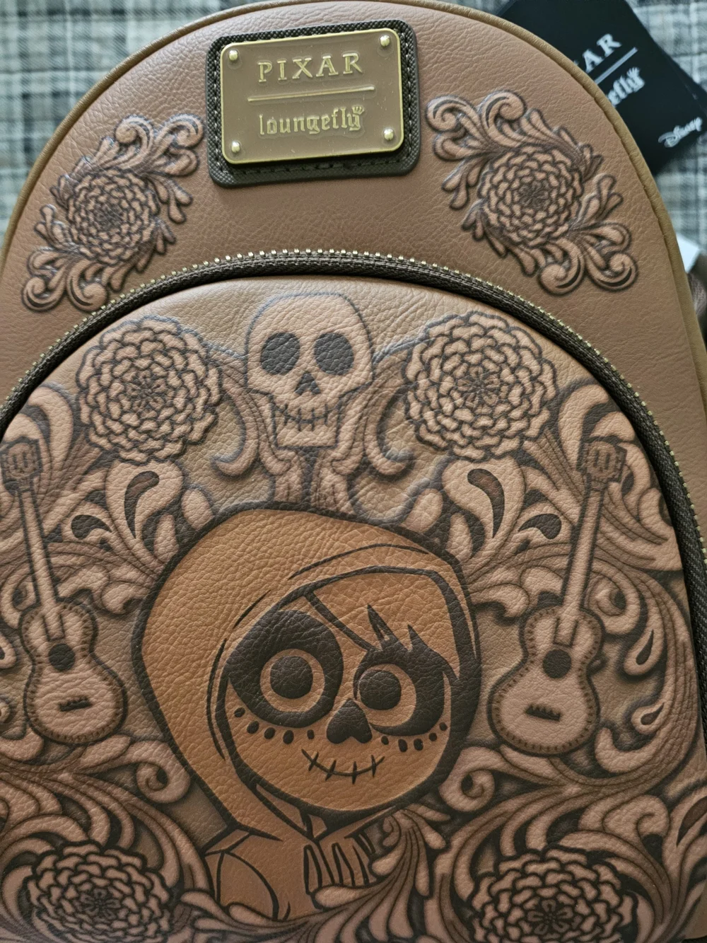 Pixar Loungefly Brown Coco Mini Backpack